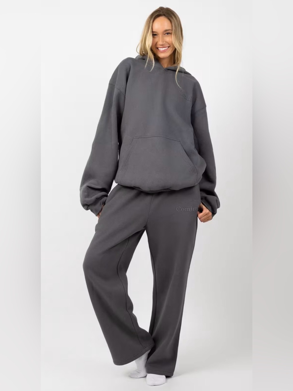 ComfyCozy Women's  Set of Hoodie and Sweat Pants.